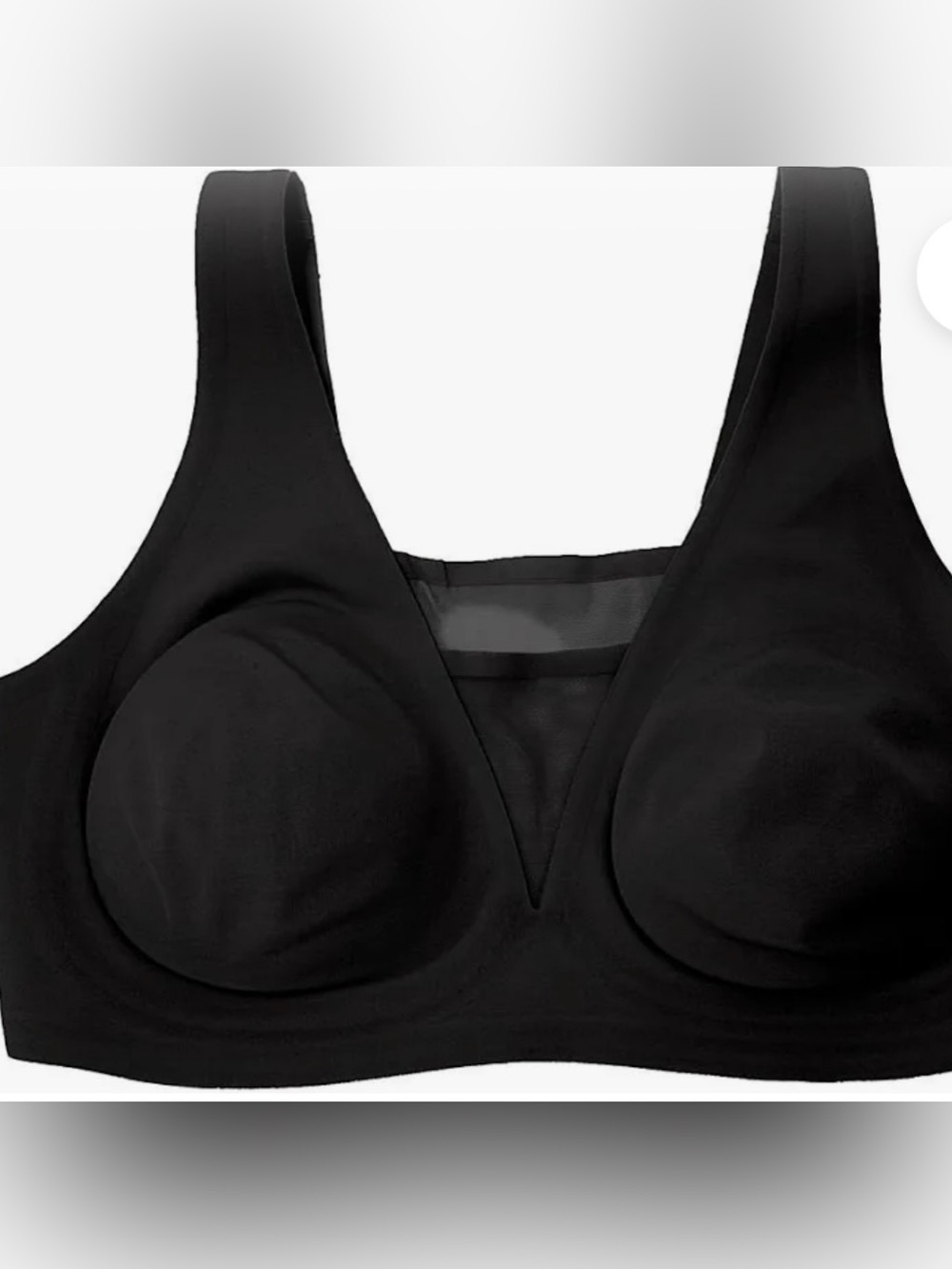 Rhonda Shear Plunge Gel Bra With Mesh